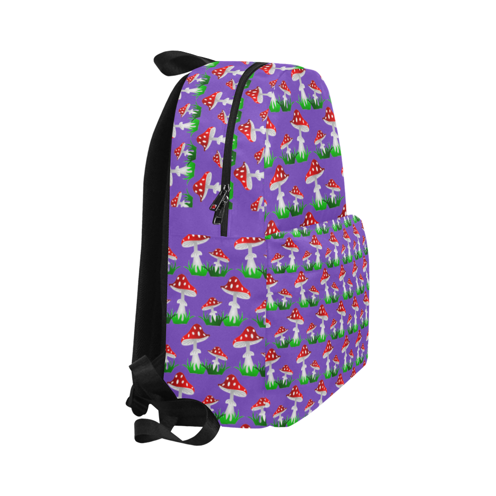 Toadstool red  pattern Unisex Classic Backpack (Model 1673)
