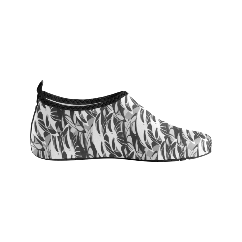 Alien Troops - Black & White Kids' Slip-On Water Shoes (Model 056)