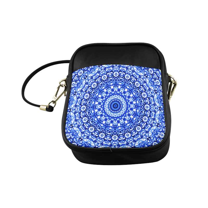 Blue Mandala Mehndi Style G403 Sling Bag (Model 1627)