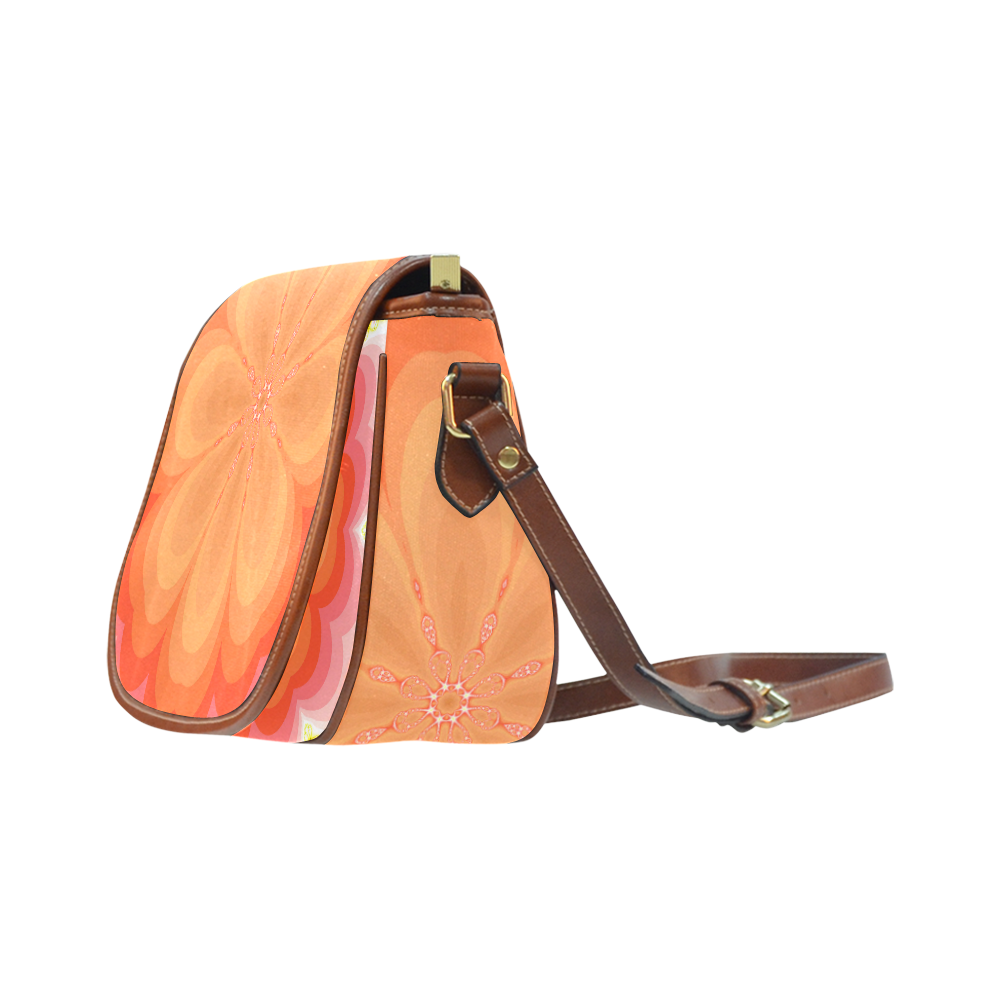 Spring Blossom Saddle Bag/Large (Model 1649)