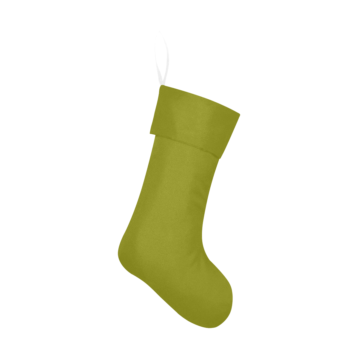 color olive Christmas Stocking