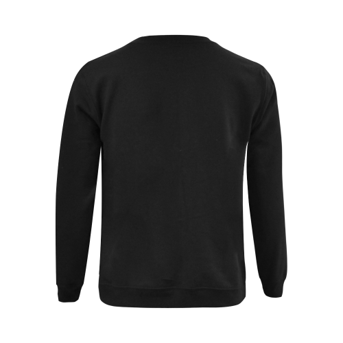 Break Dancing Colorful on Black Gildan Crewneck Sweatshirt(NEW) (Model H01)