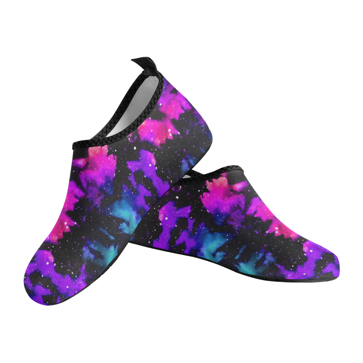 Dawn Tie Dye Galaxy Women's Slip-On Water Shoes (Model 056)