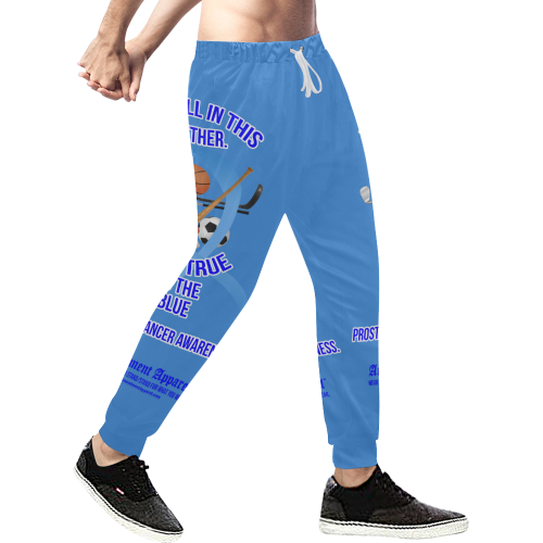 Prostate-Cancer-Awareness Men's All Over Print Sweatpants (Model L11)