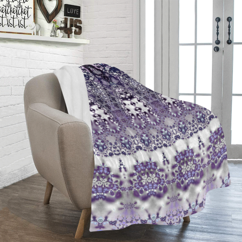 Lavender Lace Ultra-Soft Micro Fleece Blanket 50"x60"