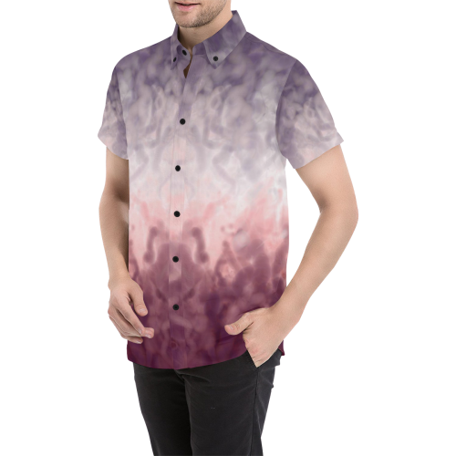 Vivid Dreams Men's All Over Print Short Sleeve Shirt (Model T53)