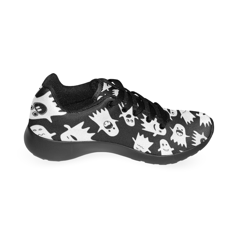 Halloween Ghosts Women's Running Shoes/Large Size (Model 020)