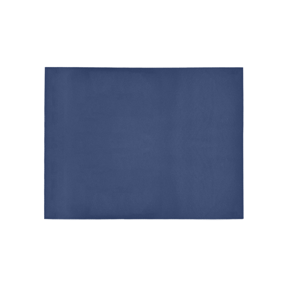 color Delft blue Area Rug 5'3''x4'