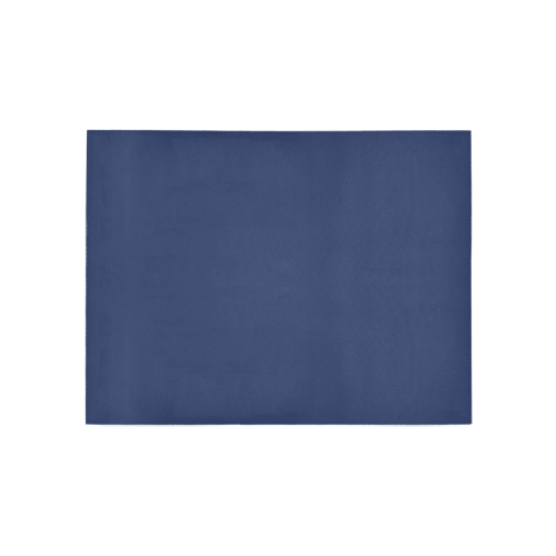 color Delft blue Area Rug 5'3''x4'
