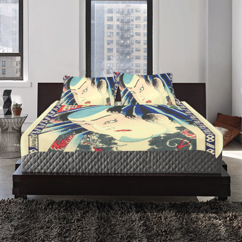 Danshichi 3-Piece Bedding Set