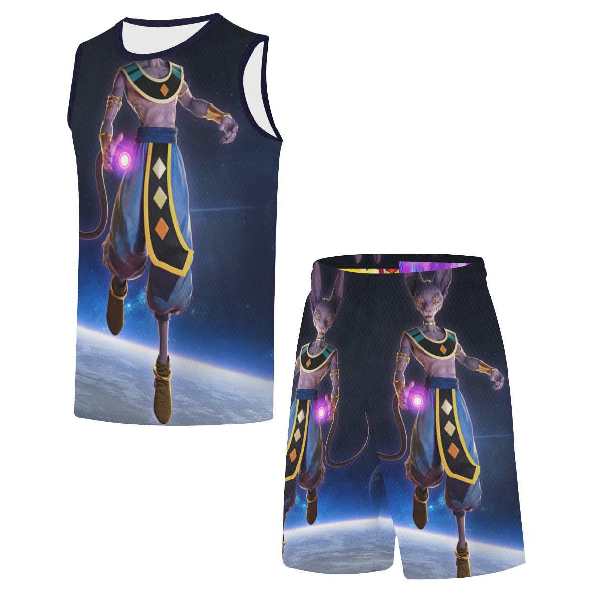 BEERUS BOSS All Over Print Basketball Uniform