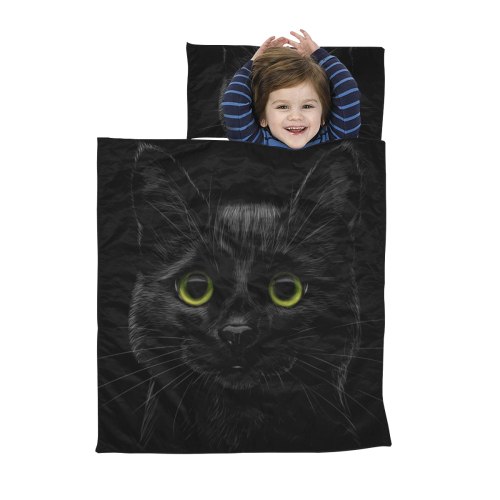 Black Cat Kids' Sleeping Bag
