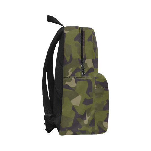 Swedish M90 woodland camouflage Unisex Classic Backpack (Model 1673)