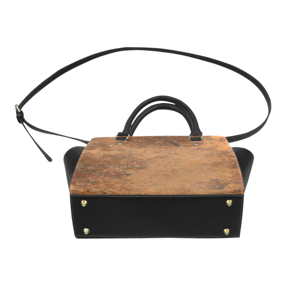 AGED LEATHER Classic Shoulder Handbag (Model 1653)