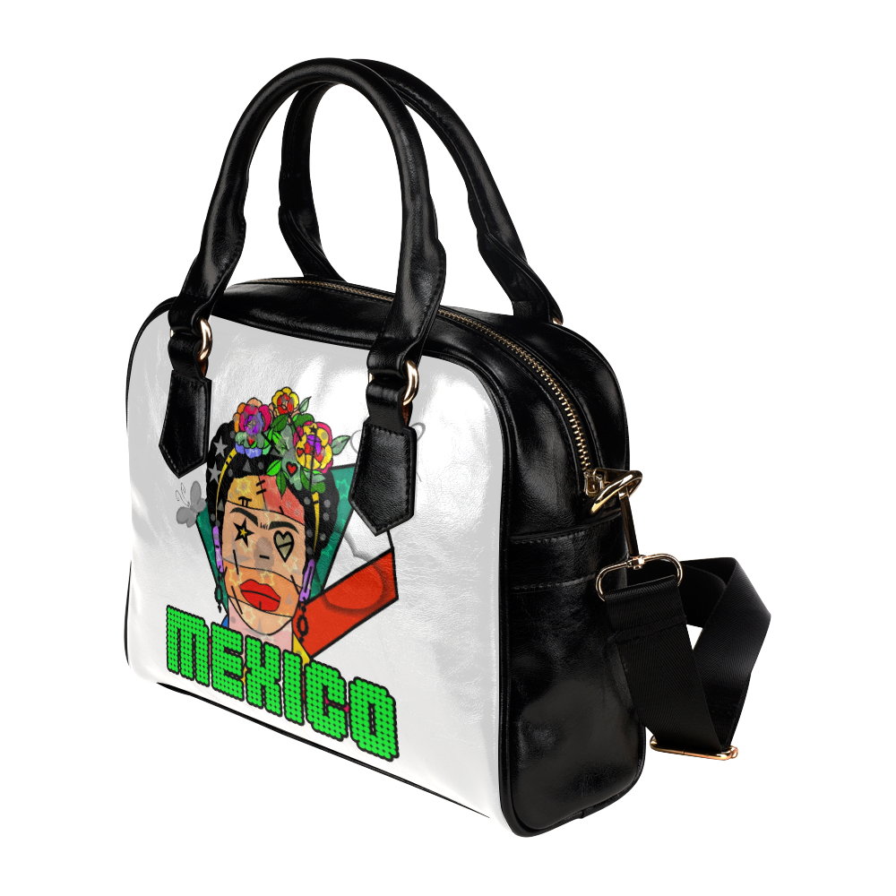 Mexico by Nico Bielow Shoulder Handbag (Model 1634)