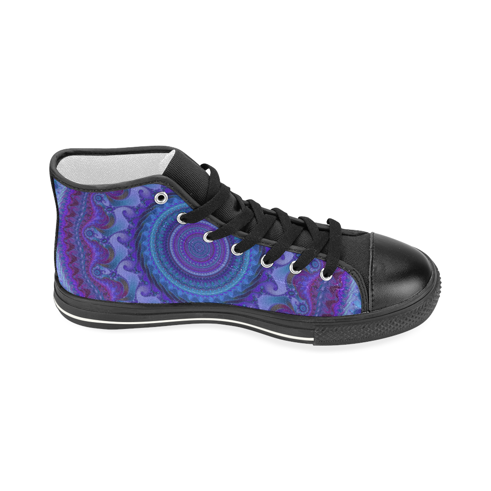 MANDALA PASSION OF LOVE Women's Classic High Top Canvas Shoes (Model 017)