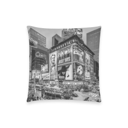 Times Square III Special Finale Edition B&W Custom  Pillow Case 18"x18" (one side) No Zipper