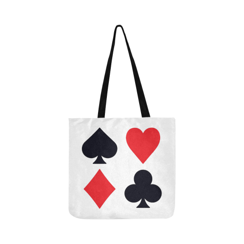 The four suits in playing cards Reusable Shopping Bag Model 1660 (Two sides)