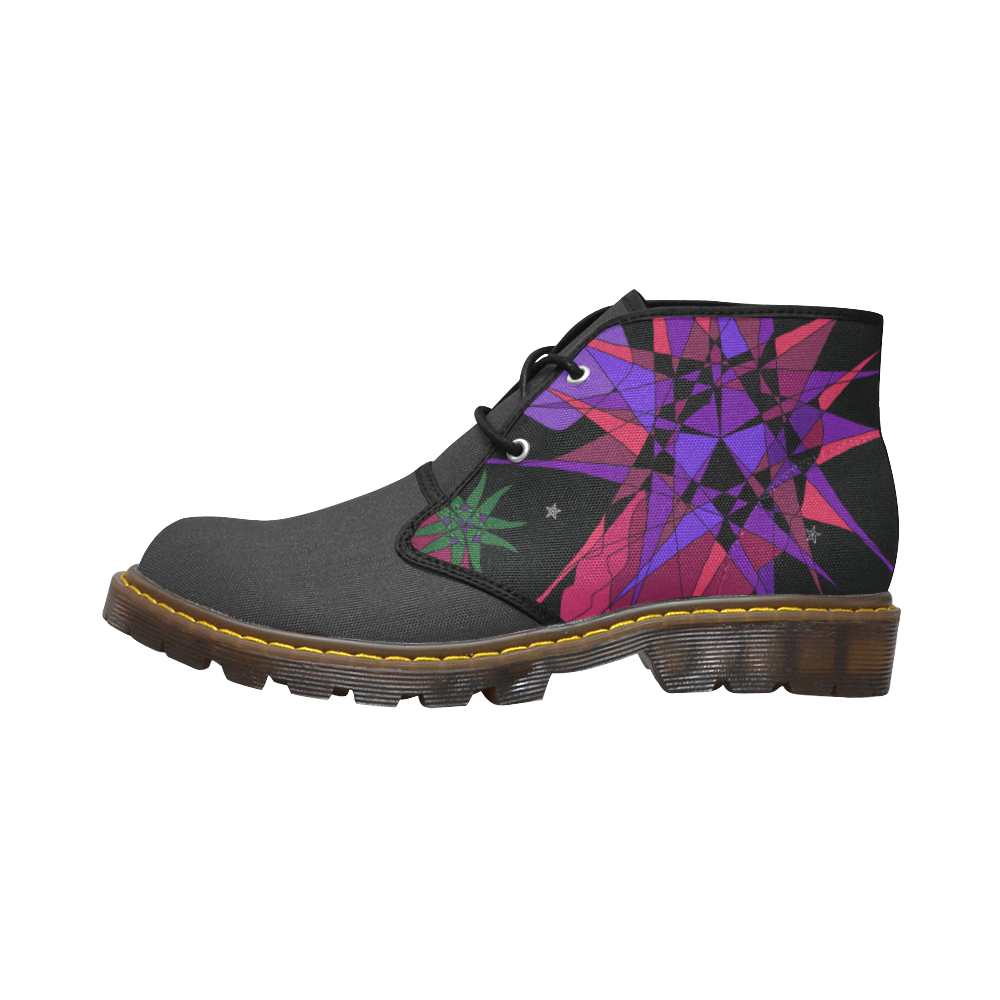 Abstract #9 2020 Women's Canvas Chukka Boots (Model 2402-1)