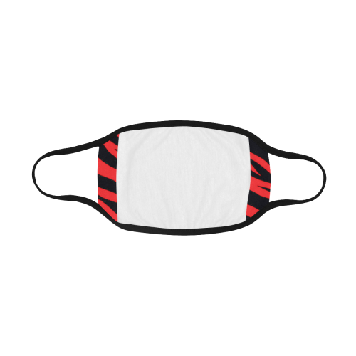 Red Zebra Stripes Mouth Mask