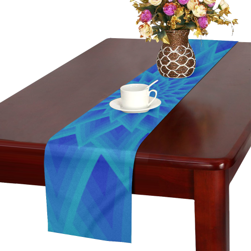 Royal blue georgina Table Runner 14x72 inch