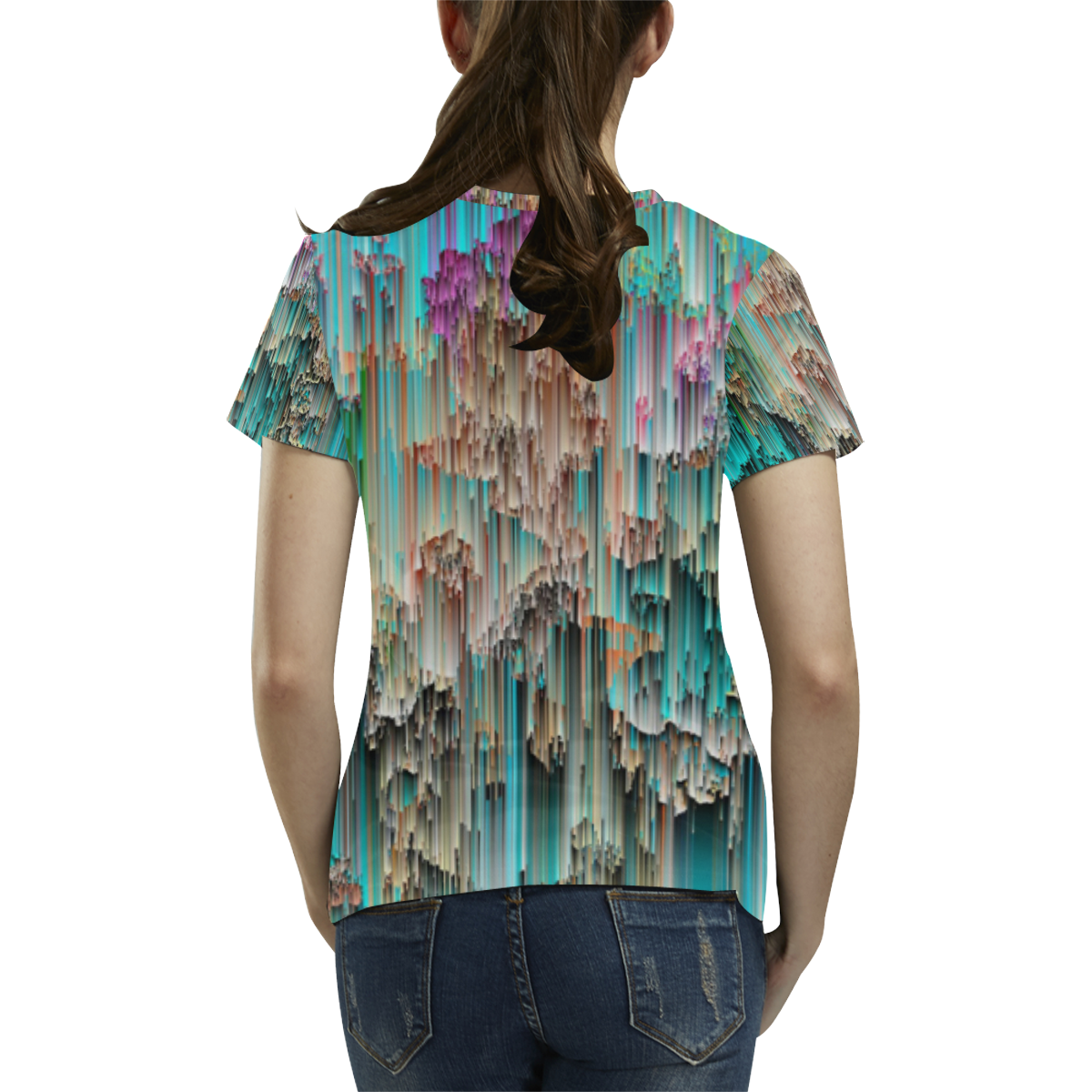 Annabellerockz-3D-Art-teee-99 All Over Print T-Shirt for Women (USA Size) (Model T40)