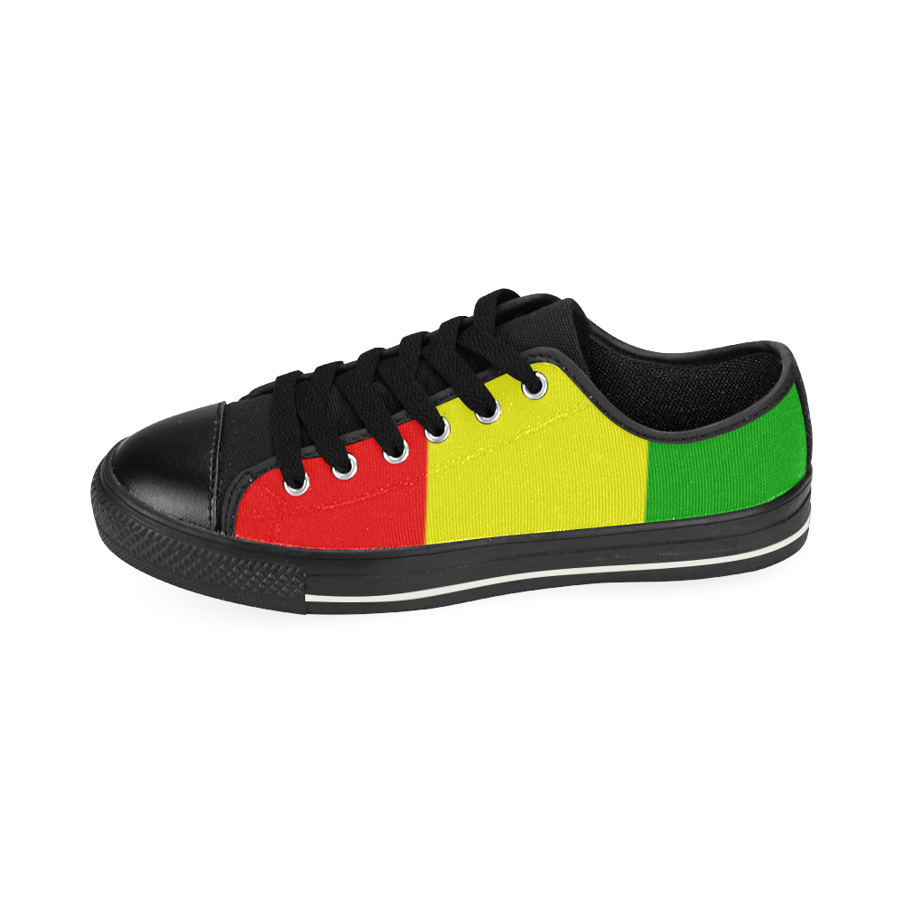 RASTA ONE LOVE Low Top Canvas Shoes for Kid (Model 018)