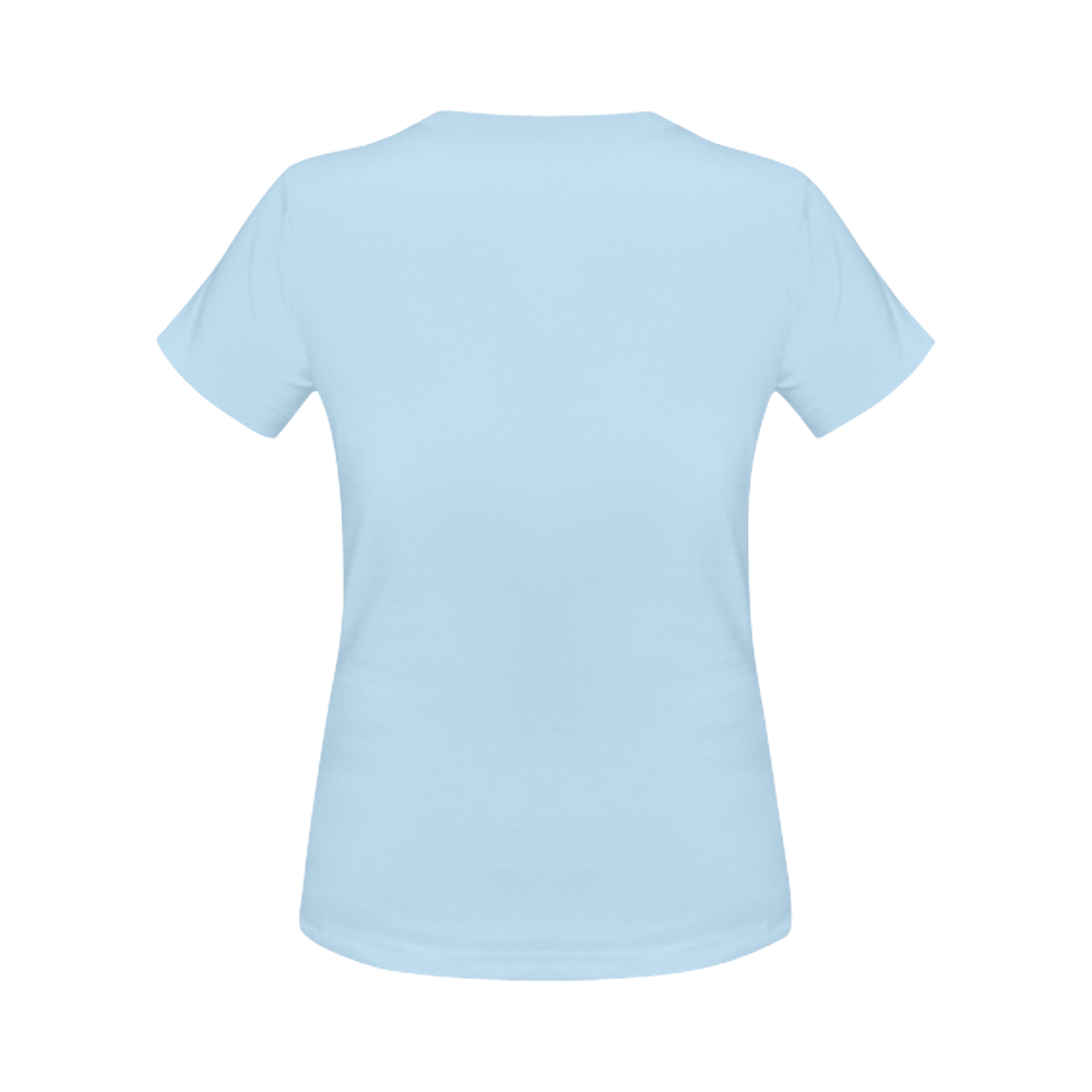 De Stijl Love The Blue Police Public Call Box 3 Women's Classic T-Shirt (Model T17）