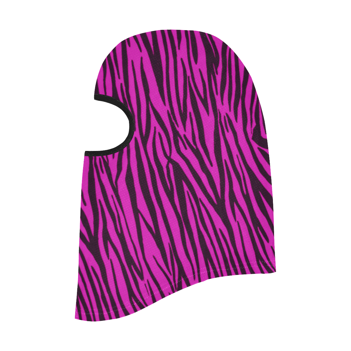 Pink Zebra Stripes Balaclava All Over Print Balaclava