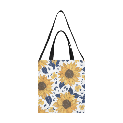 Sunflowers LG Tote All Over Print Canvas Tote Bag/Medium (Model 1698)