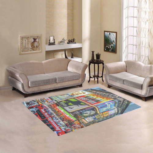 Times Square II (vertical) Area Rug 5'3''x4'