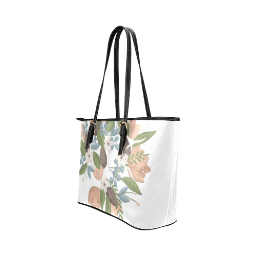 Bouquet Small Leather Tote Leather Tote Bag/Small (Model 1651)