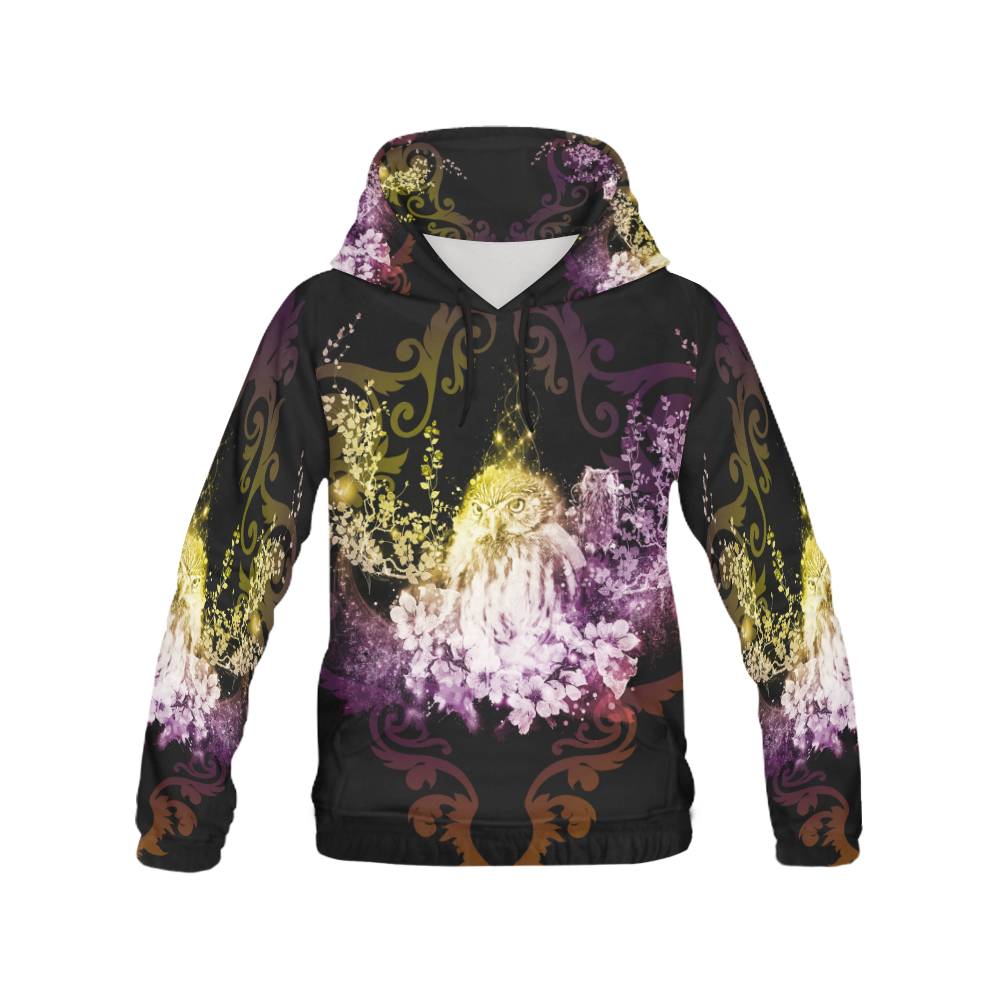 Colorful owls All Over Print Hoodie for Men (USA Size) (Model H13)