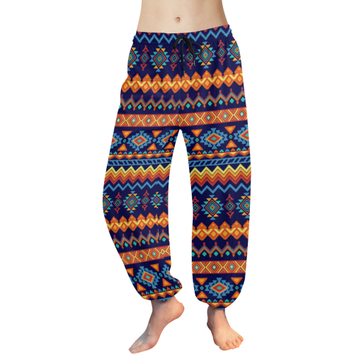 Awesome Ethnic Boho Design Women's All Over Print Harem Pants (Model L18)