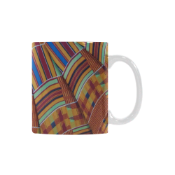 Coffee_Cup_Mug_African_Kente_Cloth Custom White Mug (11oz)