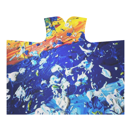 Abstract Art Hooded Blanket 60''x50''