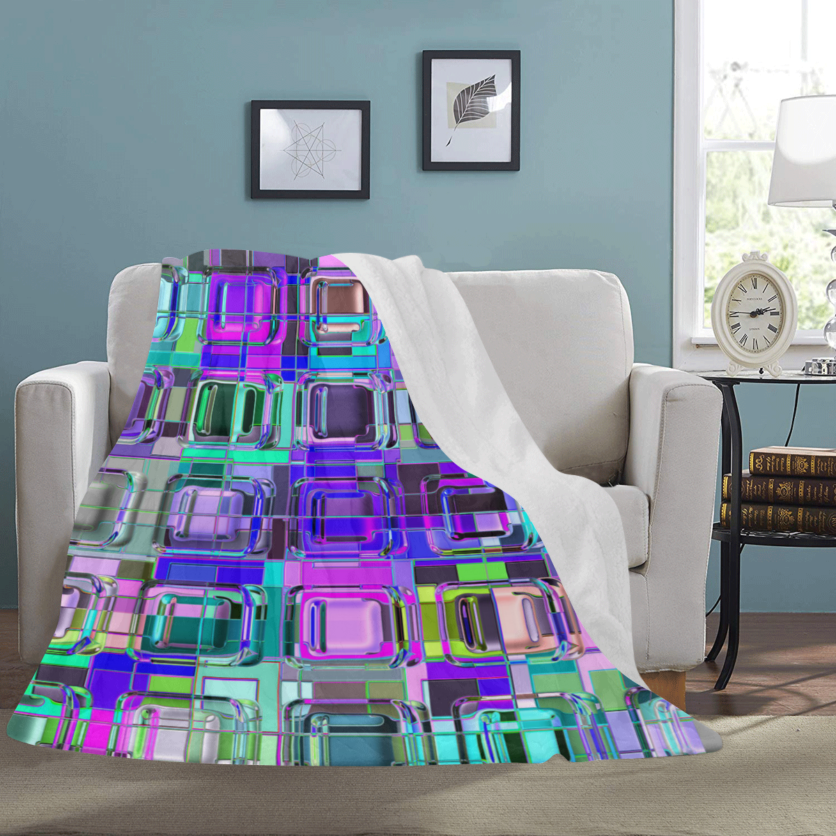 TechTile #6W - Jera Nour Ultra-Soft Micro Fleece Blanket 60"x80"