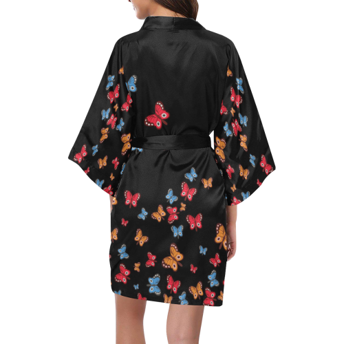 Armenian tricolor Butterfly Kimono Robe
