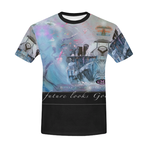 su.ms.Aqua ResortLI All Over Print T-Shirt for Men/Large Size (USA Size) Model T40)