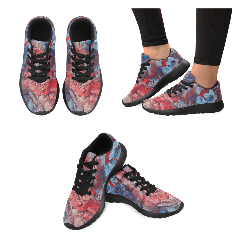 flowers3sm Women’s Running Shoes (Model 020)