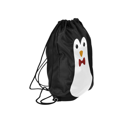 Penguin Kawaii Style Boy Large Drawstring Bag Model 1604 (Twin Sides)  16.5"(W) * 19.3"(H)