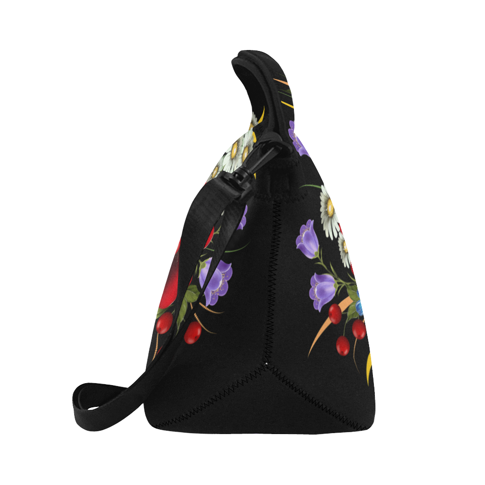 Bouquet Of Flowers Neoprene Lunch Bag/Large (Model 1669)