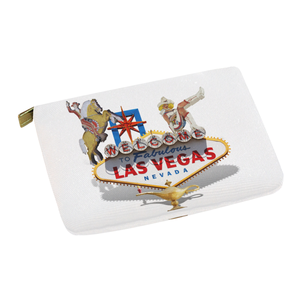 Las Vegas Welcome Sign Carry-All Pouch 12.5''x8.5''