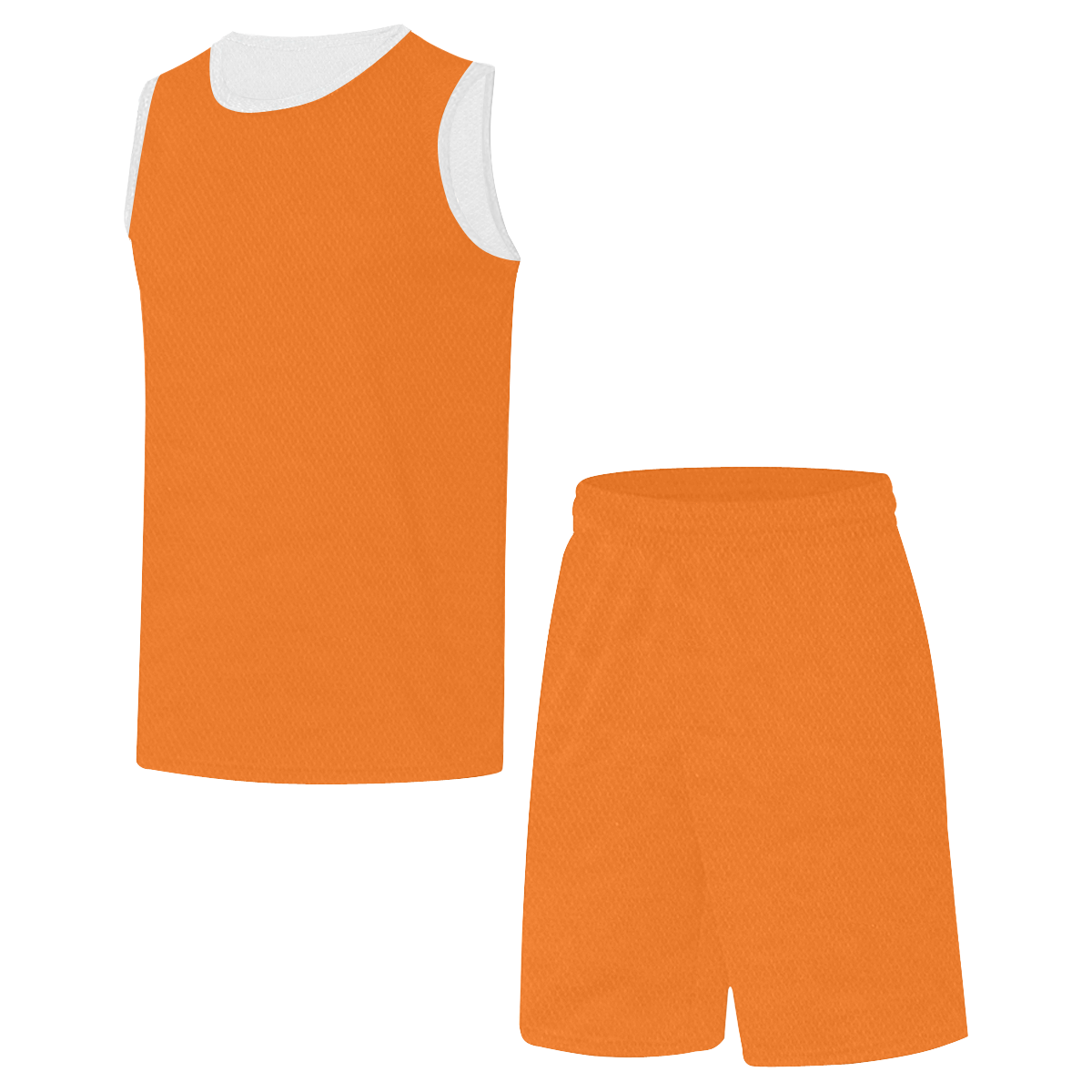 color pumpkin All Over Print Basketball Uniform