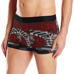 Little fairy dancing on a piano Men's All Over Print Boxer Briefs (Model L10)