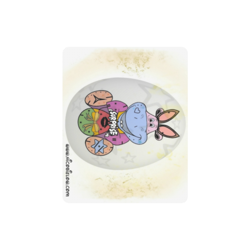 Surprise Hippo by Nico Bielow Rectangle Mousepad