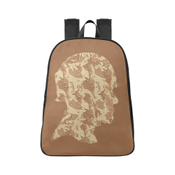Desert Camouflage Soldier Fabric School Backpack (Model 1682) (Large)