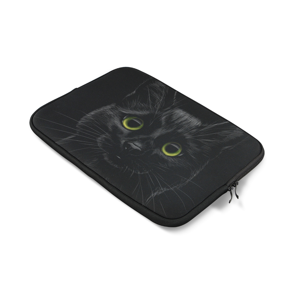 Black Cat Custom Laptop Sleeve 14''