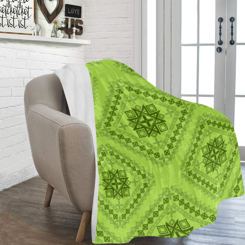 floral damask Ultra-Soft Micro Fleece Blanket 54''x70''