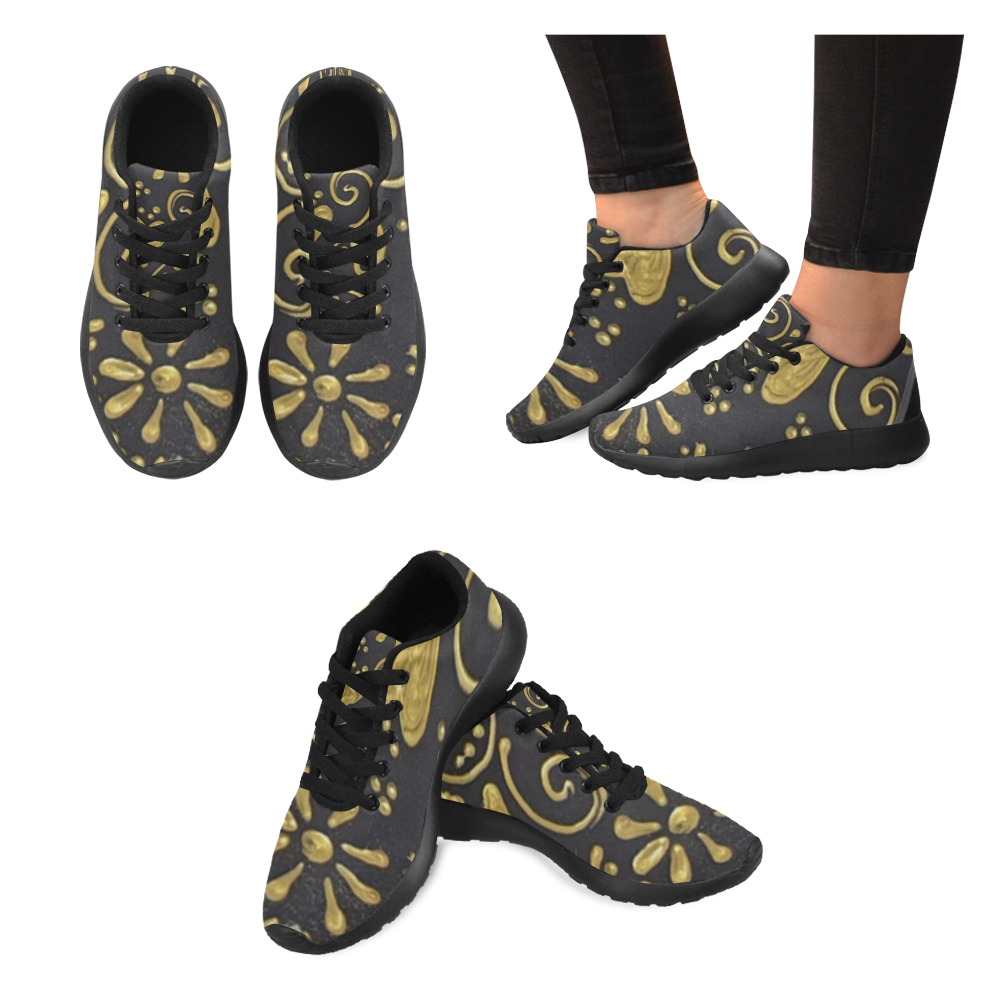 Gold Heart Women’s Running Shoes (Model 020)